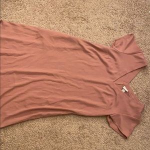 Rose color dress
